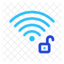 Unlock Wireless Signal Icon