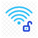 Unlock Wireless Signal Icon