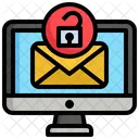 Unlocked Email  Icon