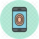 Unlocked Fingerprint  Icon