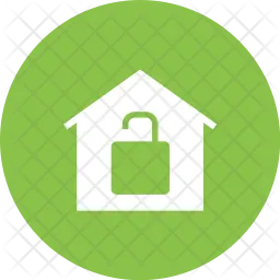 Unlocked house  Icon