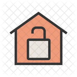 Unlocked house  Icon