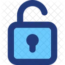 Unlocked padlock  Icon