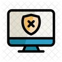 Laptop Protection Security Icon