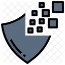 Unprotected Insecure Broken Shield Icon