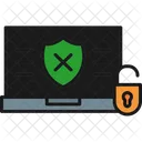 Unprotected Attack Hacker Icon