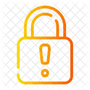 Unprotected Lock Problems Attention Icon