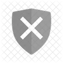 Unprotected Safety Security Icon