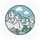 US Denkmaler Beruhmte Gebaude Wahrzeichen Icon