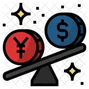 Usdollaraufwerten Wahrung Dollar Icon