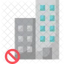 Unsafe Building Structural Hazard Building Risk Icon