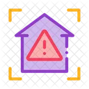 Unsafe Home Detection Icon