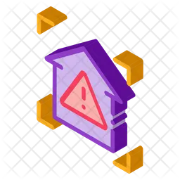 Unsafe Home  Icon