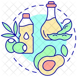 Unsaturated oils  Icon