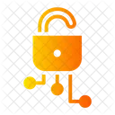 Unsecure Keyhole Padlock Icon