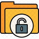 Unsecure Folder Document File Icon