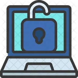 Unsecure Laptop  Icon