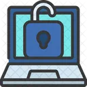 Unsecure Laptop  Icon