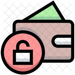 Unsecure Wallet  Icon