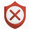 Unsecured Shield  Icon