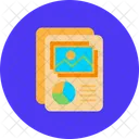 Data Document Analytics Icon