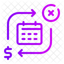 Unsubscribe Stop Calendar Icon