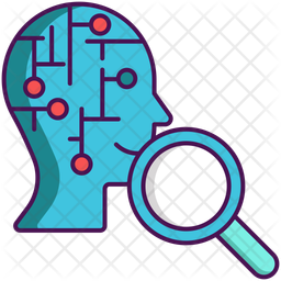 Unsupervised Learning Icon - Download in Colored Outline Style