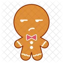 Unsure Face Gingerbread Icon