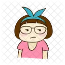 Doubt Unsure Hesitate Suspicious Miumiu Emoticon Expression Icon