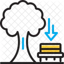 Unten Darunter Symbol