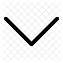 Unten Pfeil Symbol