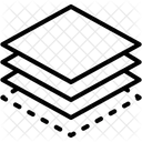Unten Ebene Daten Symbol