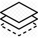 Unten Ebene Daten Symbol