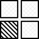 Unten Links Ebene Symbol