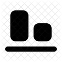 Unten ausrichten  Symbol