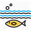 Unten Aquarium Wassertiere Symbol