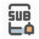Subs Abonnement Benachrichtigung Symbol