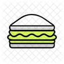 Sub Sandwich Fastfood Mahlzeit Symbol