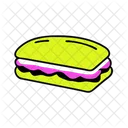 Sub Sandwich Fastfood Mahlzeit Symbol