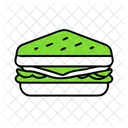 Sub Sandwich Fastfood Mahlzeit Symbol