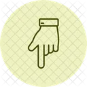 Untere Hand  Symbol