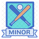 Minor League Baseball Abzeichen Baseball Medaille Symbol