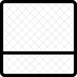 Unteres horizontales Gitter  Symbol