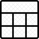 Unteres Inhaltslayout  Symbol