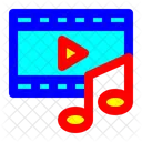 Unterhaltung Musikvideo Videoclip Symbol