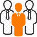 Unternehmensgruppe Zusammenarbeit Teamarbeit Symbol
