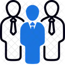 Unternehmensgruppe Zusammenarbeit Teamarbeit Symbol