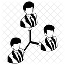 Geschaftsangelegenheiten Geschaftsansatz Geschaftsteam Symbol