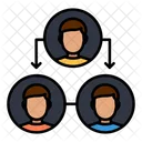 Unternehmensgruppe Unternehmensteam Gruppe Symbol