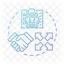 Unternehmensinkubatoren  Symbol